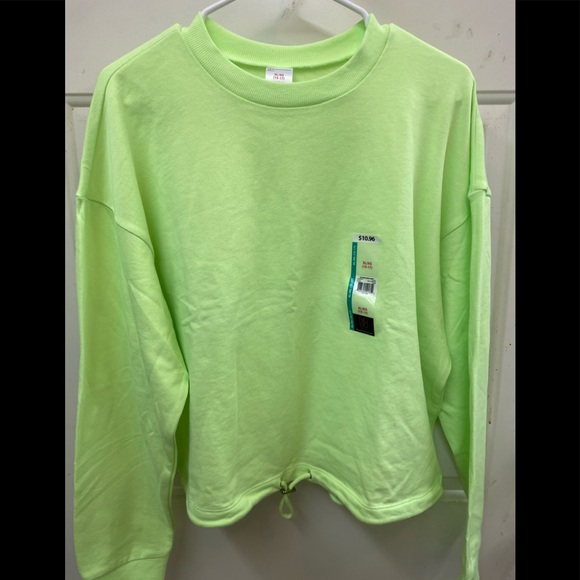 No Boundaries Tops - 🥵NWT neon green crop sweater